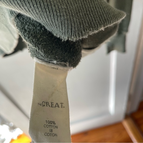 The Great Faded Green “Champion” Pullover Crew Neck Graphic Sweatshirt 2 Medium - Picture 5 of 6